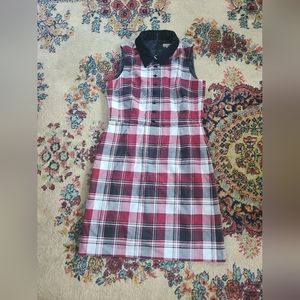 Brooks Brothers Red Fleece Plaid Dress